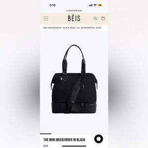 BEIS Mini Weekender Bag